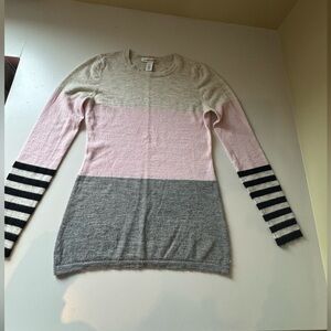 Autumn Cashmere 100% Cashmere Colorblock Sweater – Size S Petite